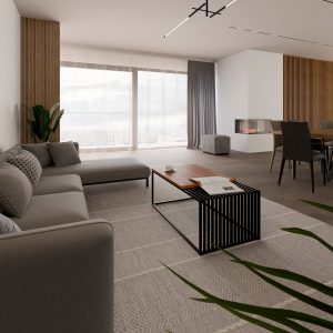 Wizualizacje 3D - Nowoczesny apartament